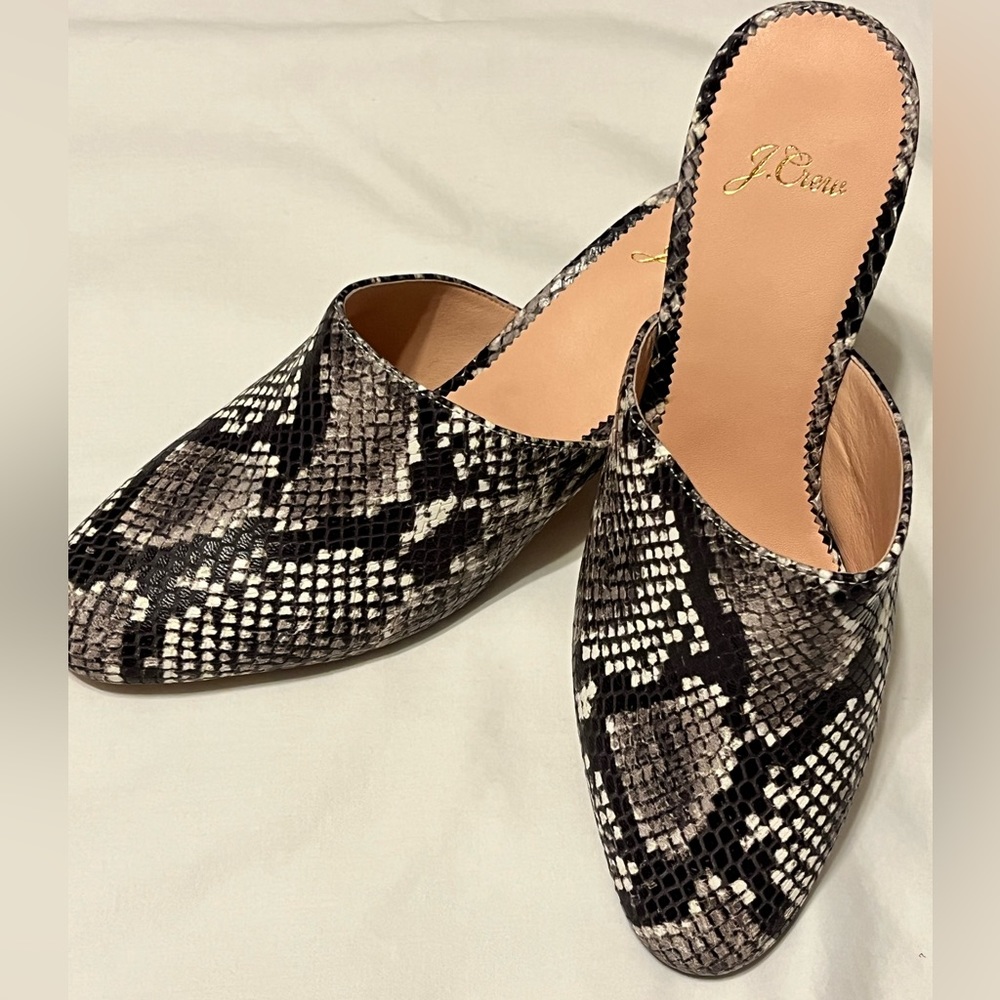NIB J Crew Sophie Mule Sz 8